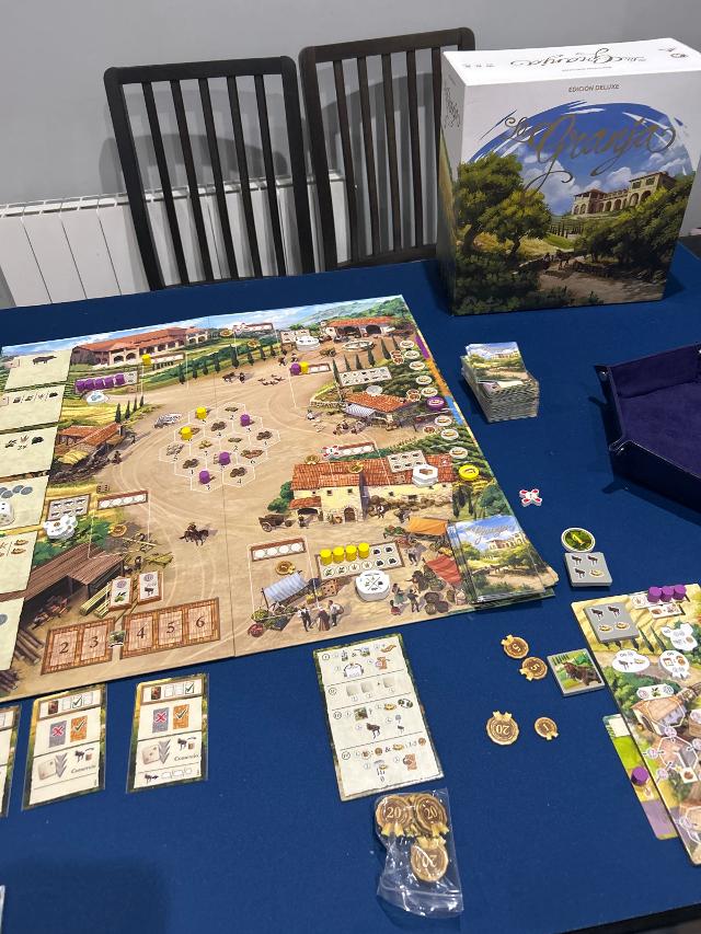 La Granja: Deluxe Master Set på bordet, foto av David