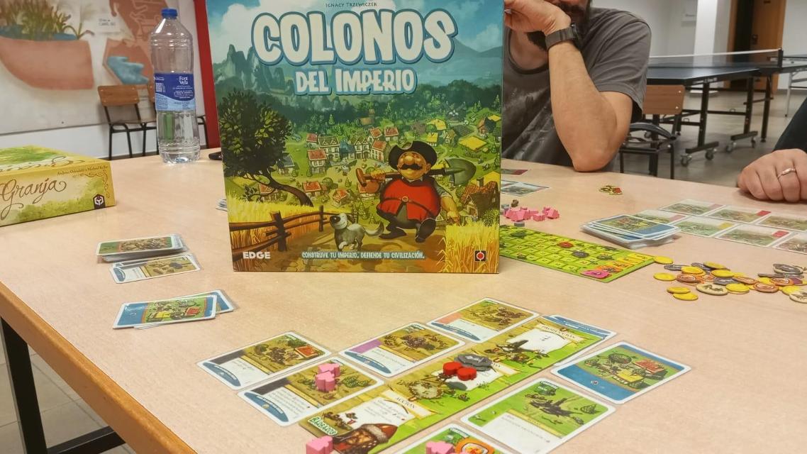 Imperial Settlers on the table, photo by Pascual