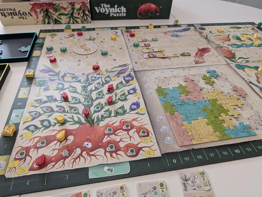 The Voynich Puzzle on the table, photo by Kabra