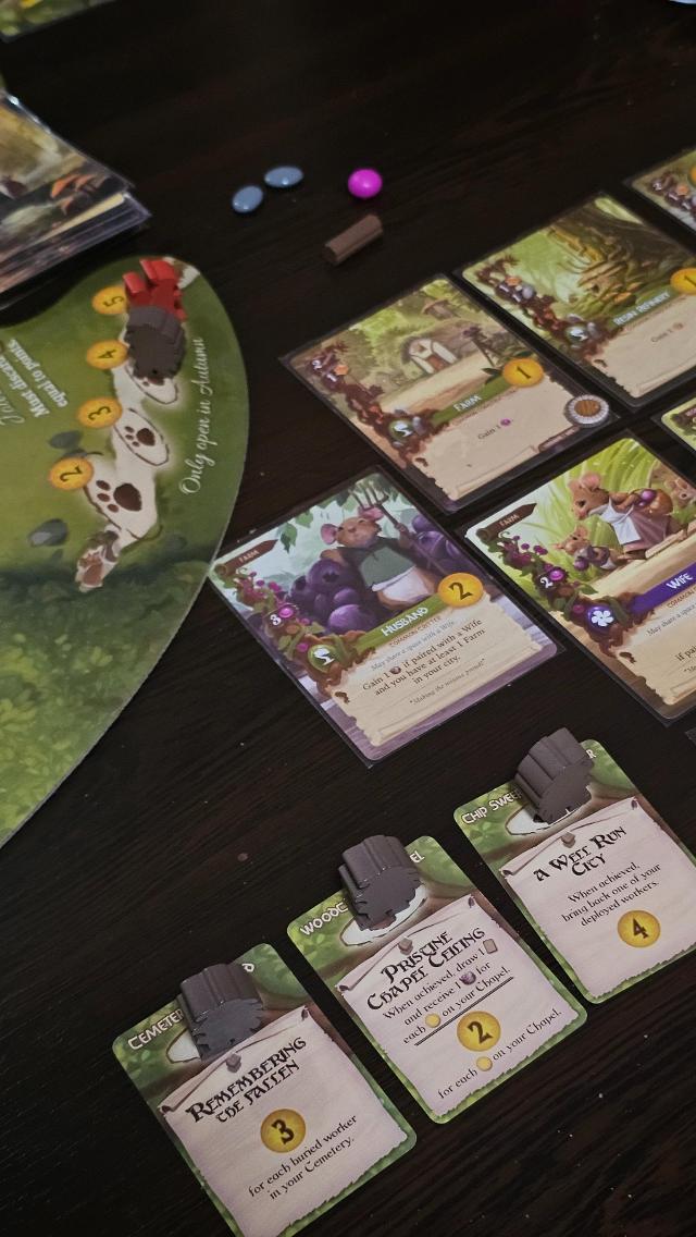 Everdell na stole, zdjęcie: Gent Canaj