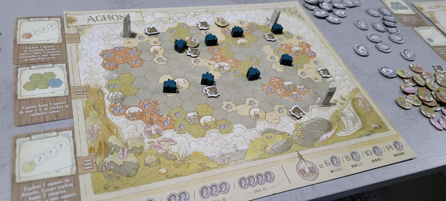The Guild of Merchant Explorers on the table, photo by AtomicFenix
