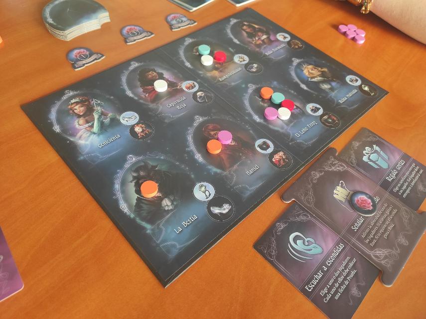 The Grimm Masquerade on the table, photo by Cainneth