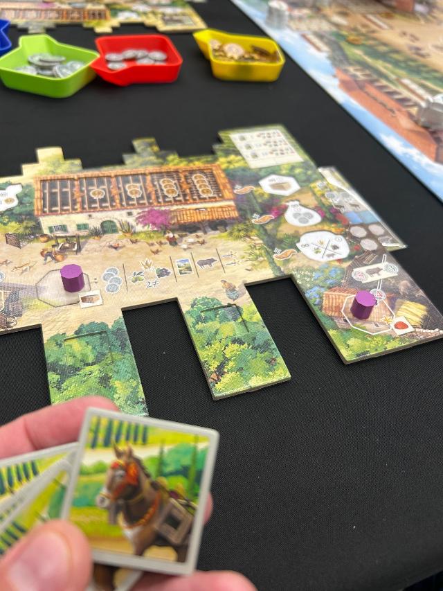 La Granja: Deluxe Master Set på bordet, foto av David