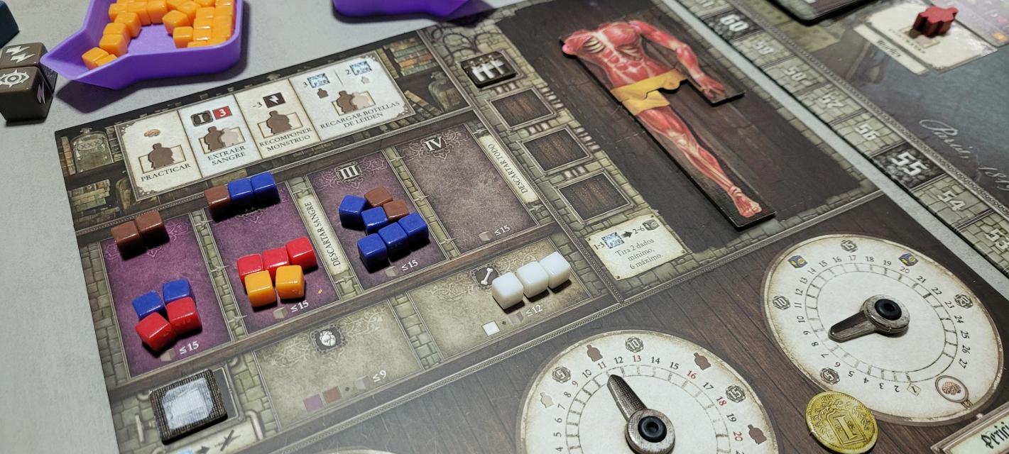 Abomination: The Heir of Frankenstein on the table, photo by AtomicFenix