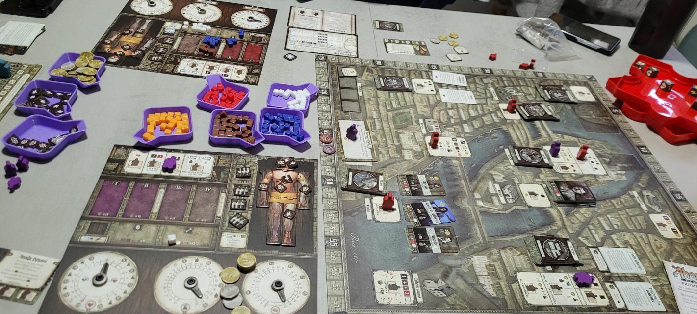 Abomination: The Heir of Frankenstein on the table, photo by AtomicFenix