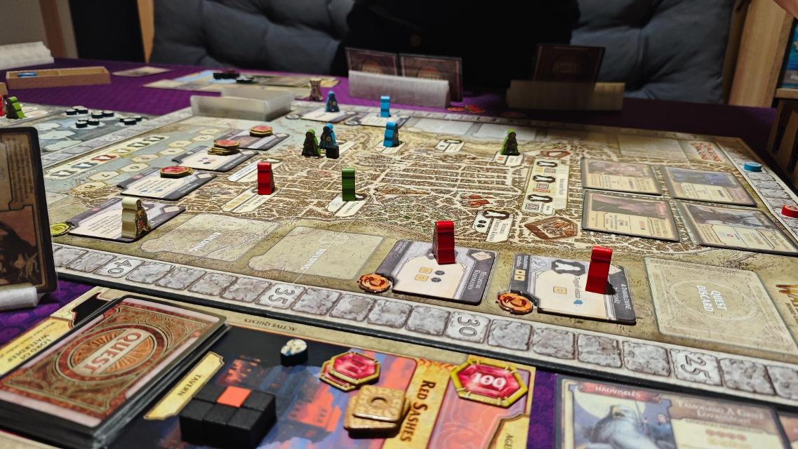 Lords of Waterdeep sul tavolo, foto di onyxo
