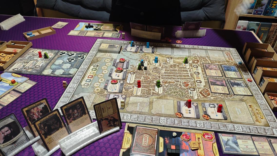 Lords of Waterdeep sul tavolo, foto di onyxo