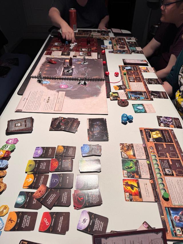 Divinity Original Sin: The Board Game on the table, photo by Charlie King