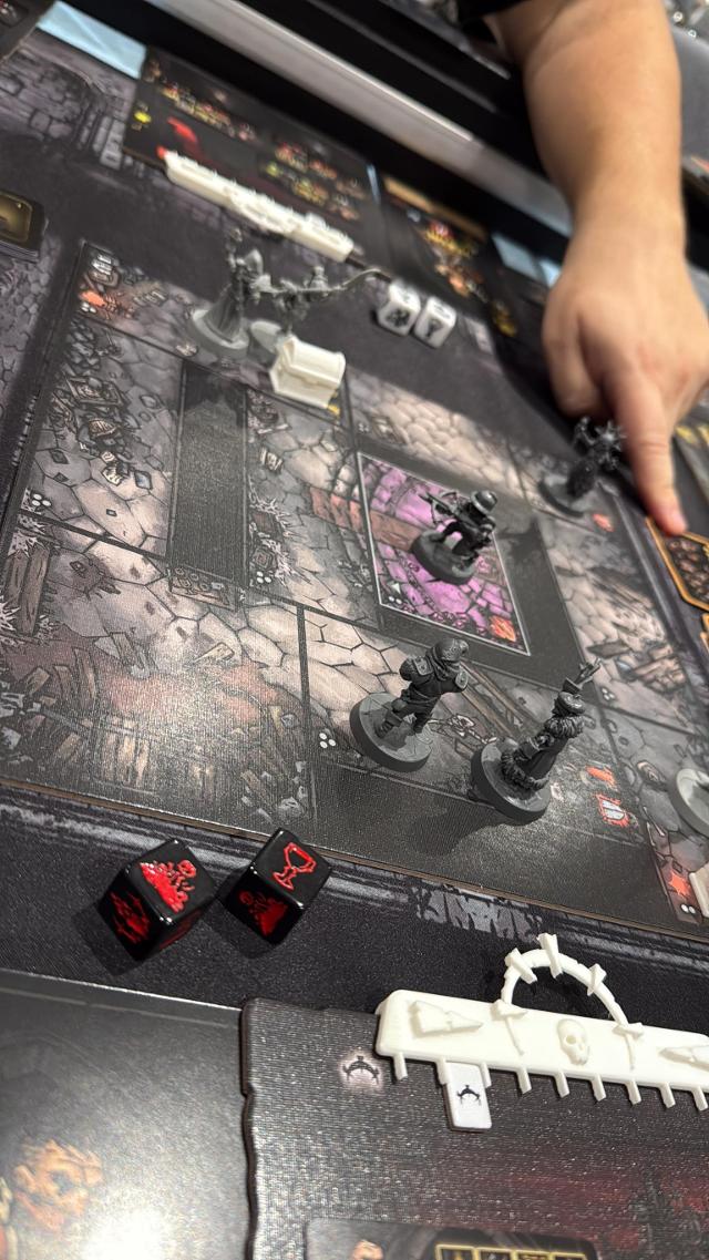 Darkest Dungeon: The Board Game on the table, photo by neogeneration