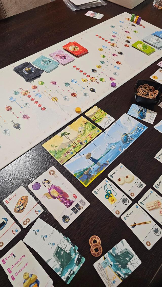 Tokaido on the table, photo by Gent Canaj