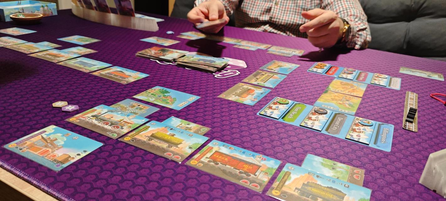 Isle of Trains: All Aboard on the table, photo by onyxo