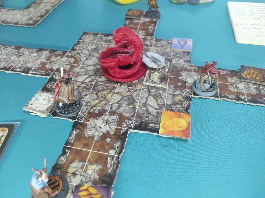 Descent: Journeys in the Dark op tafel, foto van Cainneth