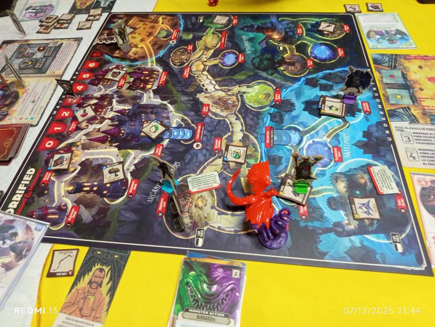Horrified: Dungeons & Dragons on the table, photo by MarFe MaAn