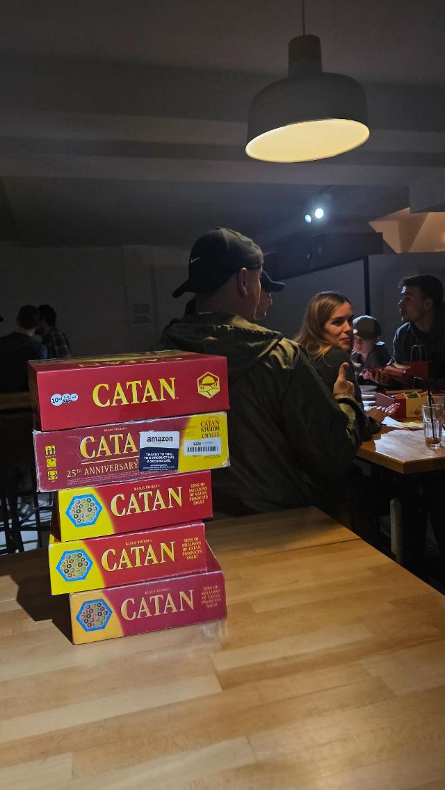 Catan on the table, photo by Gent Canaj