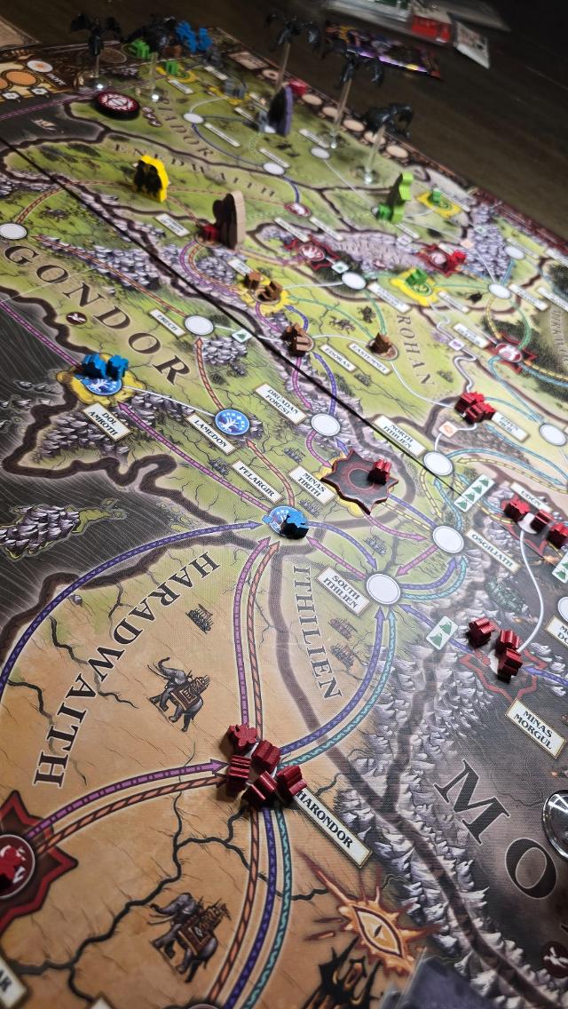 The Lord of the Rings: Fate of the Fellowship on the table, photo by Chris Salazar