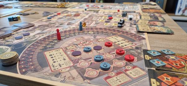 Trickerion: Collector's Edition on the table, photo by Pere