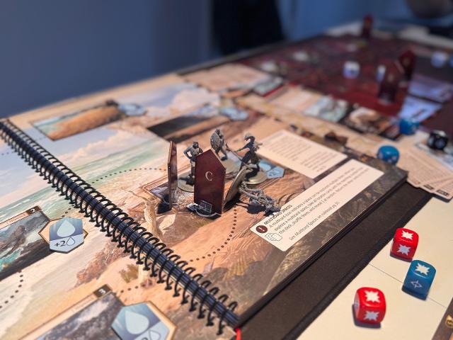 Divinity Original Sin: The Board Game on the table, photo by Charlie King