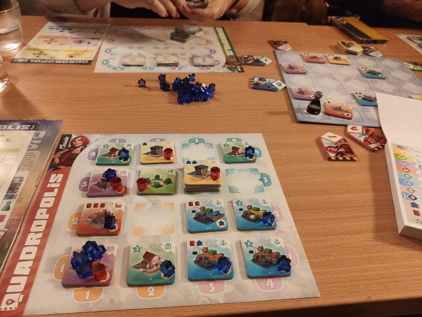 Quadropolis på bordet, bilde av tienlevy