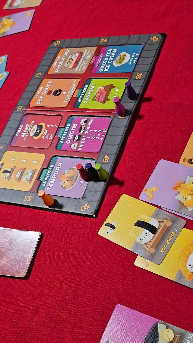 Sushi Go Party! on the table, photo by Gent Canaj