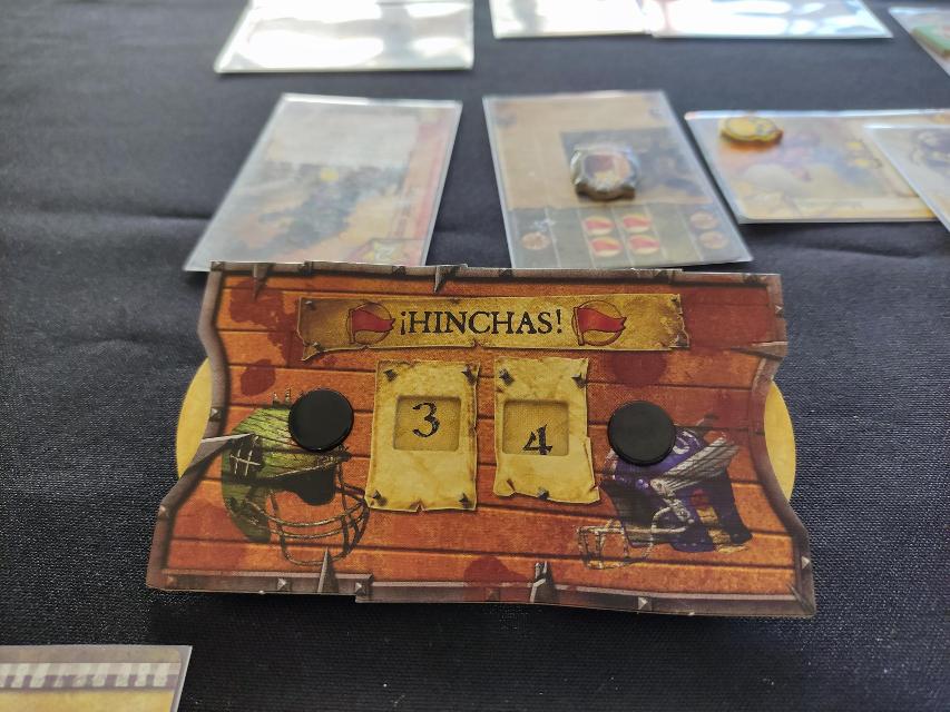 Blood Bowl: Team Manager – The Card Game on the table, photo by Xavi Serra