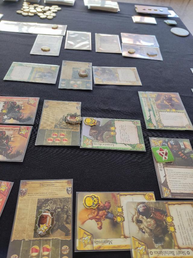 Blood Bowl: Team Manager – The Card Game on the table, photo by Xavi Serra