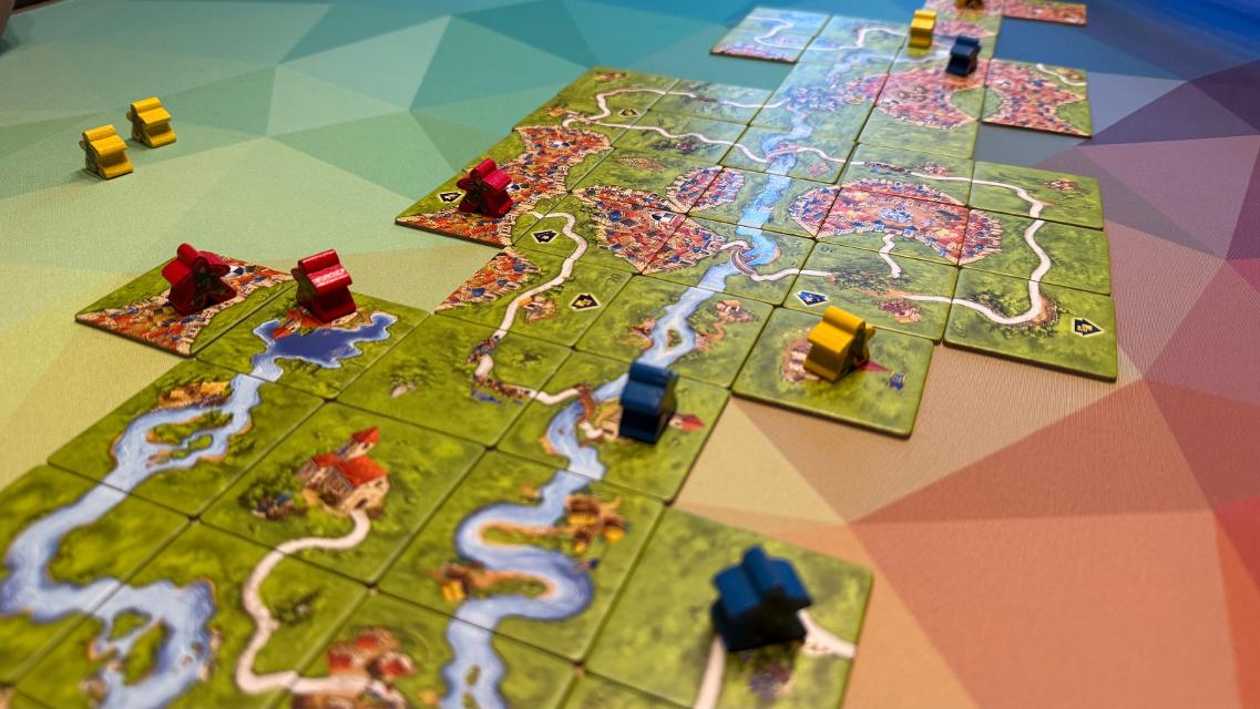 Carcassonne: 20th Anniversary Edition on the table, photo by motkany91