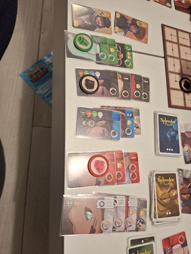 Splendor Duel sur la table, photo de Artur Rodríguez Coma