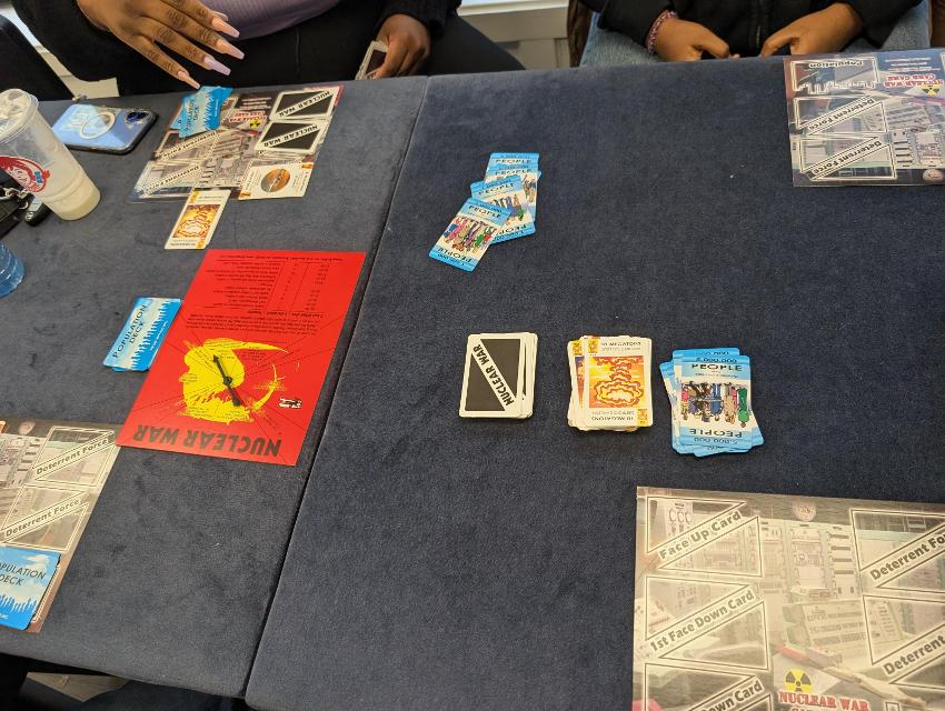 Nuclear War on the table, photo by Brandon Storm