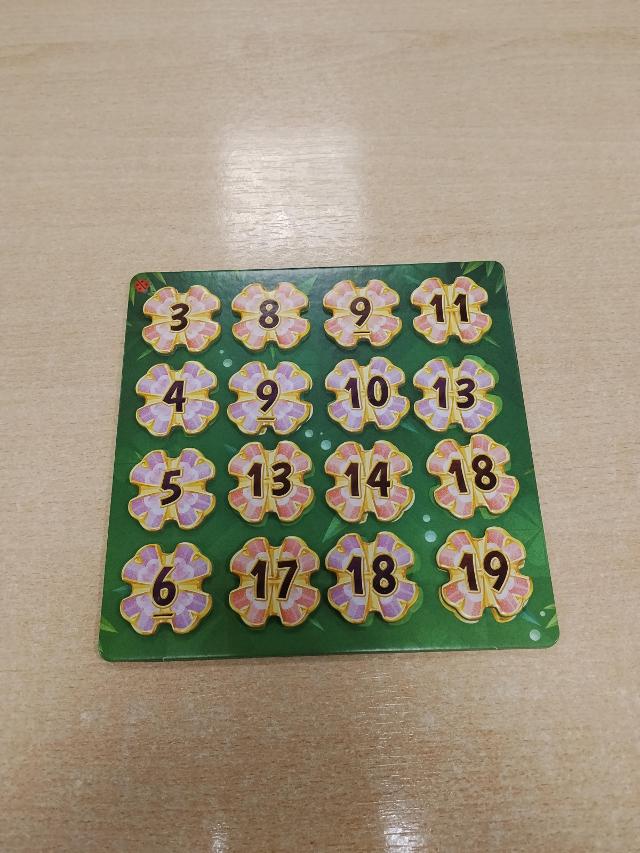 Lucky Numbers on the table, photo by Amy