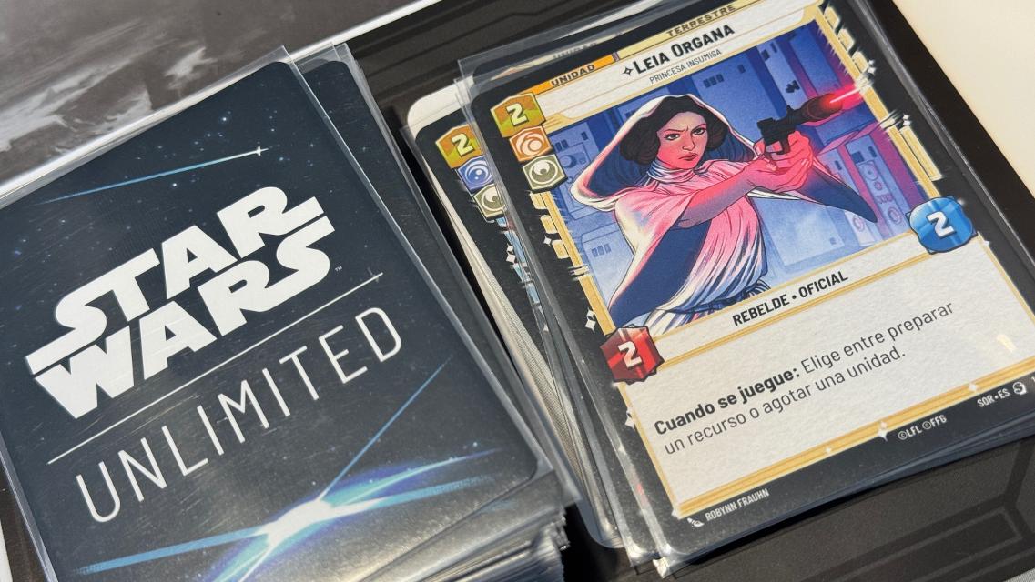 Star Wars: Unlimited on the table, photo by Dídac