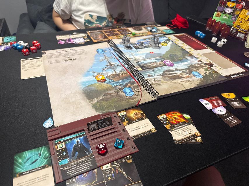 Divinity Original Sin: The Board Game on the table, photo by Charlie King