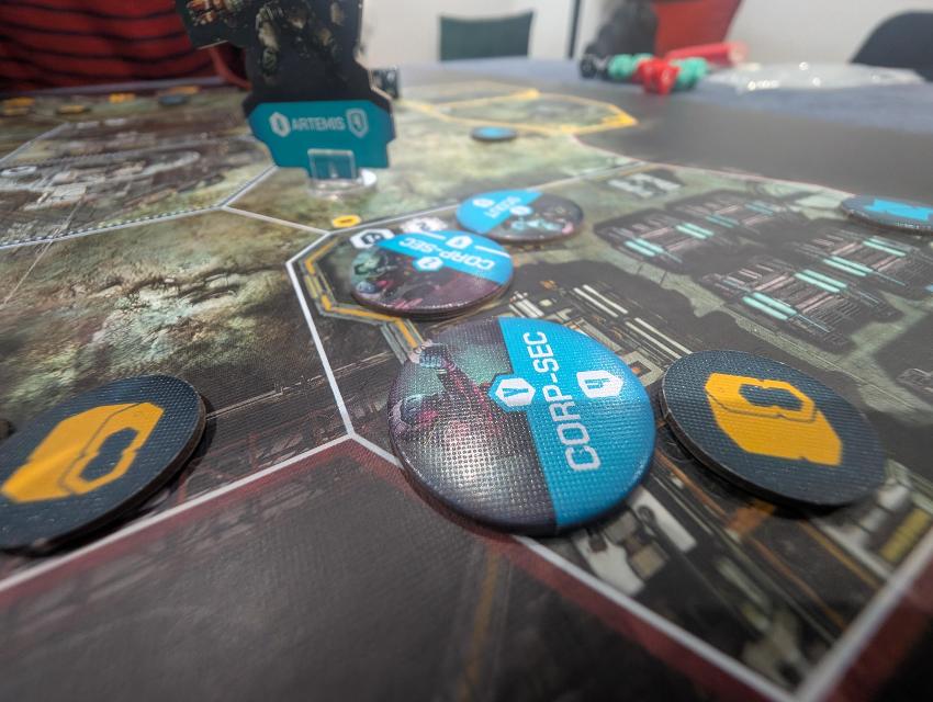 Undaunted 2200: Callisto on the table, photo by Brandon Storm