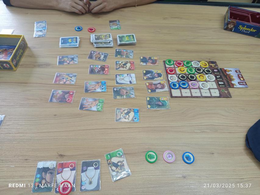 Splendor Duel sur la table, photo de MarFe MaAn