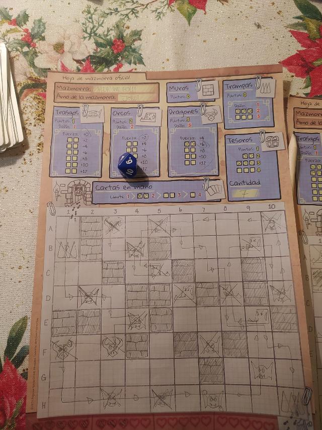 Doodle Dungeon on the table, photo by Jordi