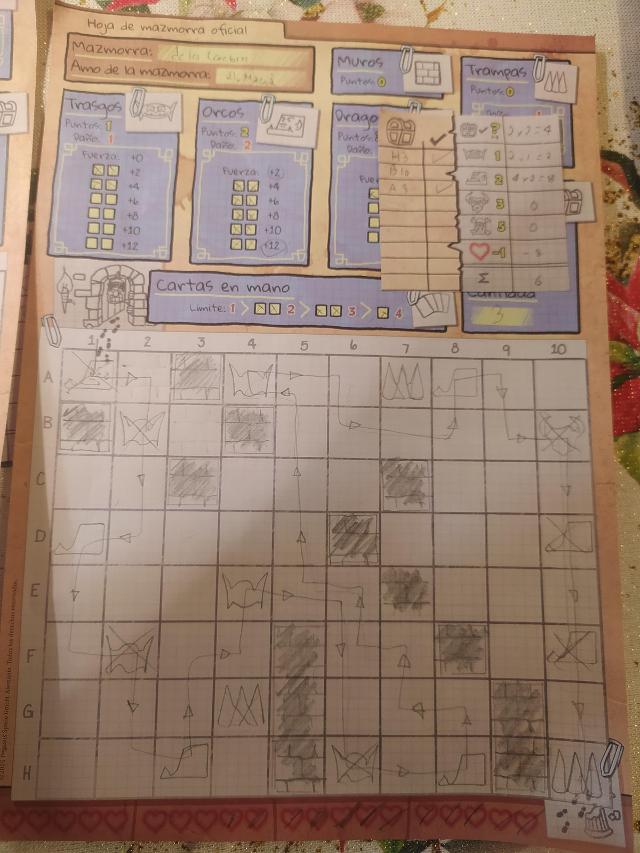 Doodle Dungeon on the table, photo by Jordi