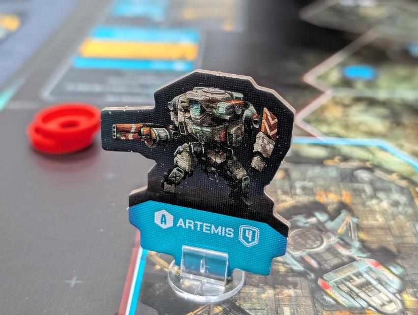 Undaunted 2200: Callisto on the table, photo by Brandon Storm