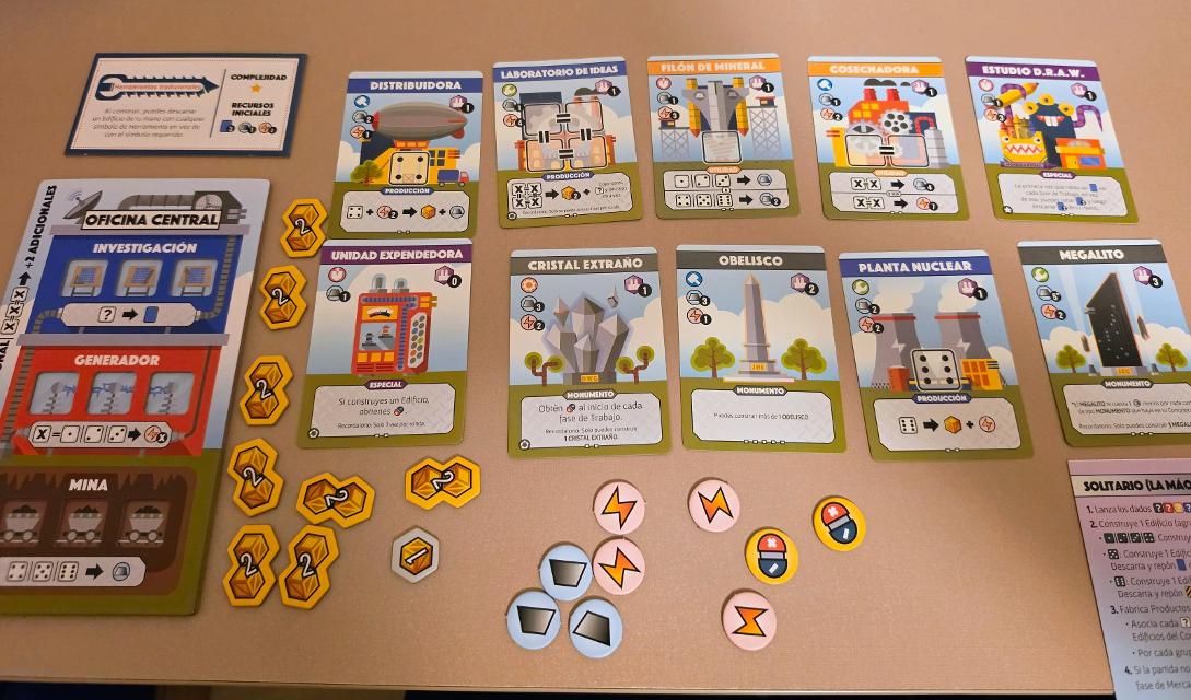 Fantastic Factories on the table, photo by Iggy