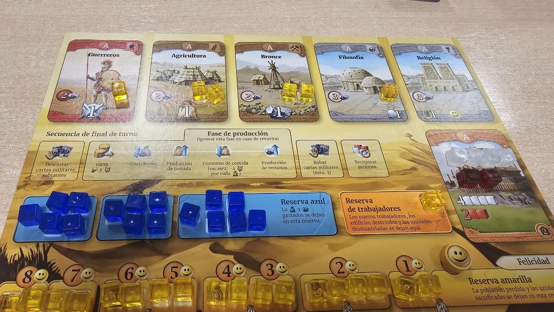 Through the Ages: Eine neue Geschichte der Zivilisation auf dem Tisch, Foto von Pascual