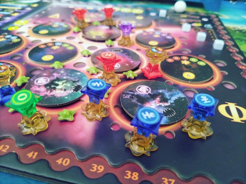 Crafting the Cosmos on the table, photo by Amy
