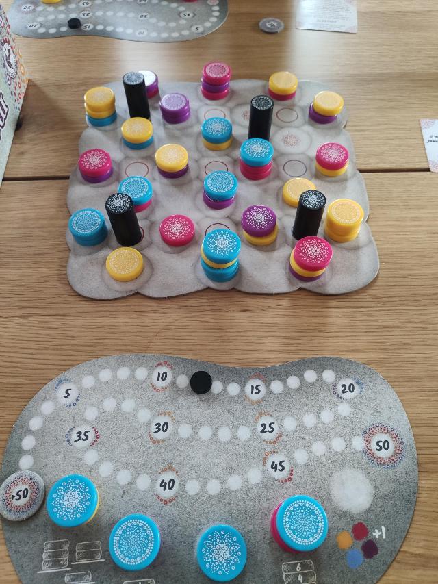 Mandala Stones on the table, photo by tienlevy