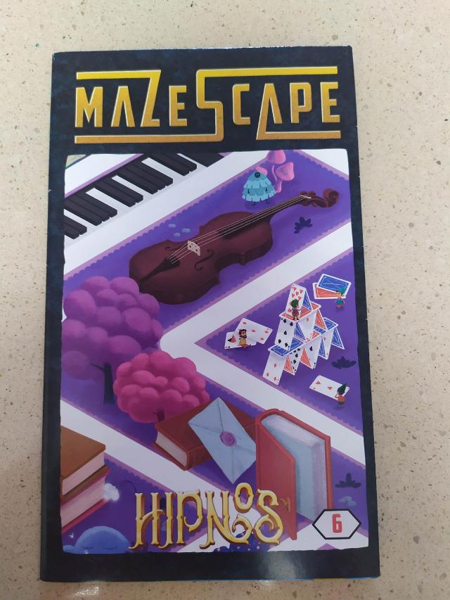 Mazescape Kids: Hipnos on the table, photo by Daniel
