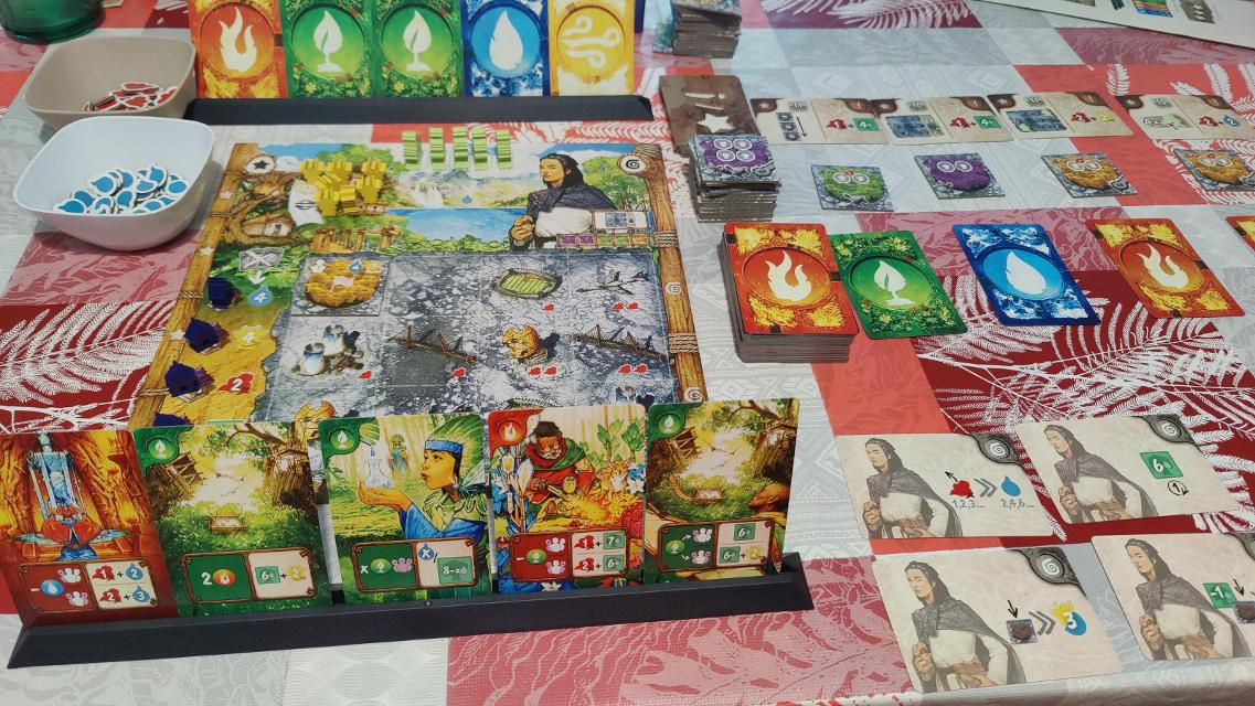 Tribes of the Wind on the table, photo by Fran Loga