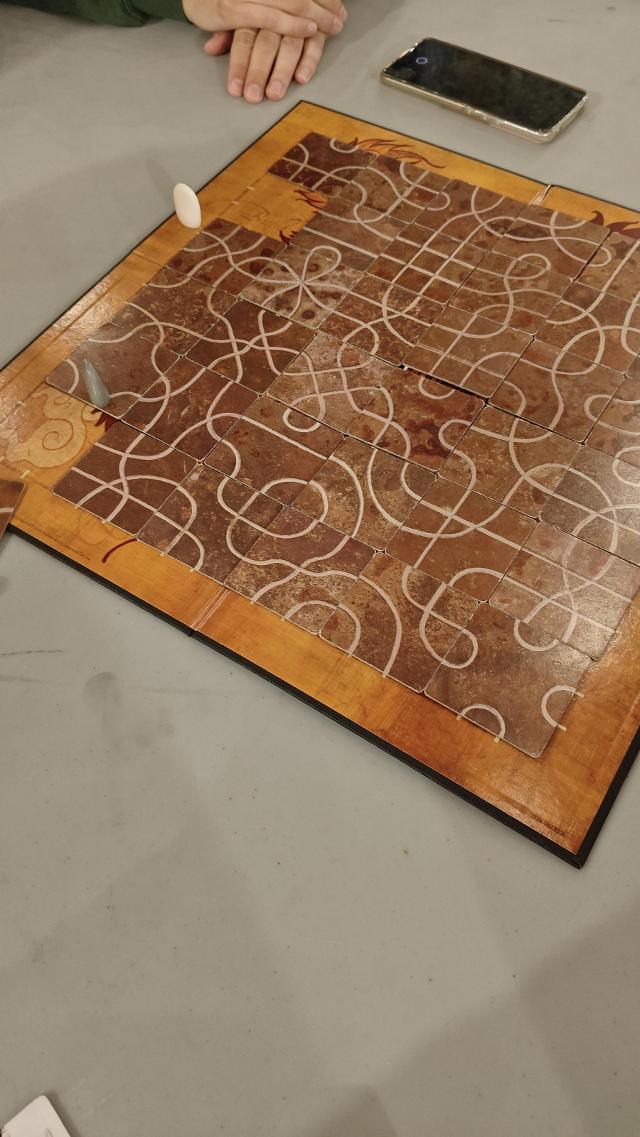 Tsuro sobre la taula, foto de Julio CC