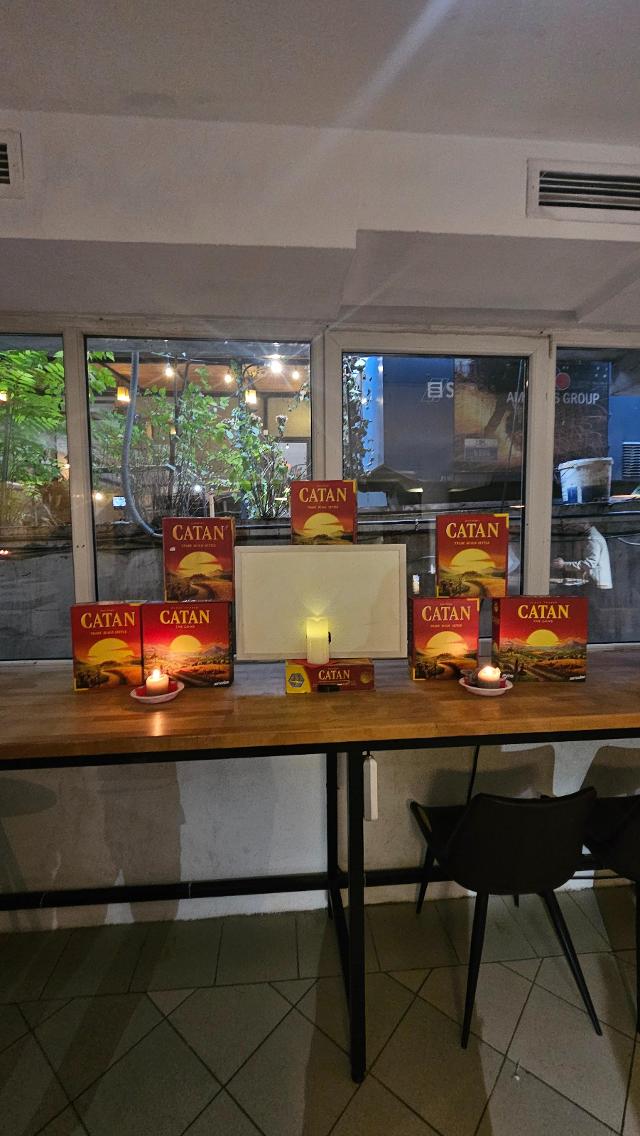 Catan on the table, photo by Gent Canaj