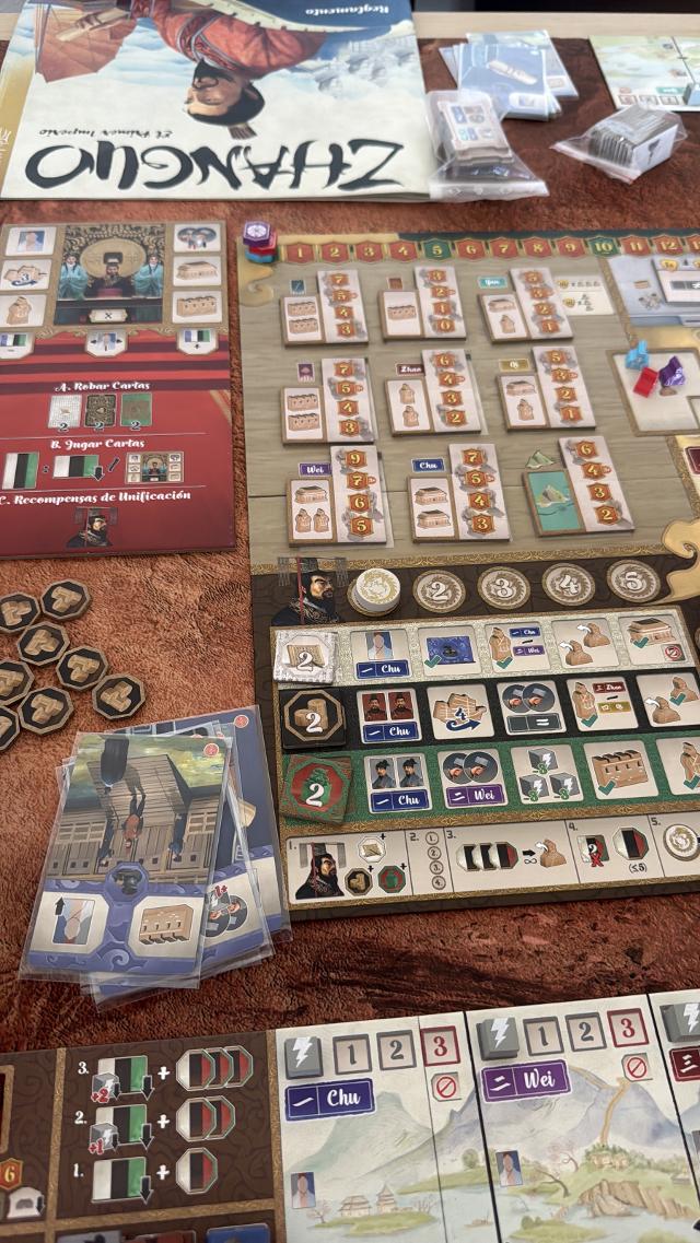 Zhanguo: The First Empire on the table, photo by JOHNNY