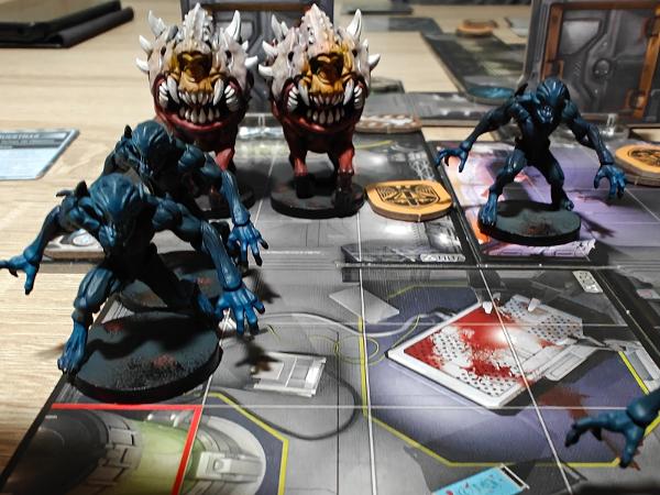 DOOM: The Board Game on the table, photo by Roger