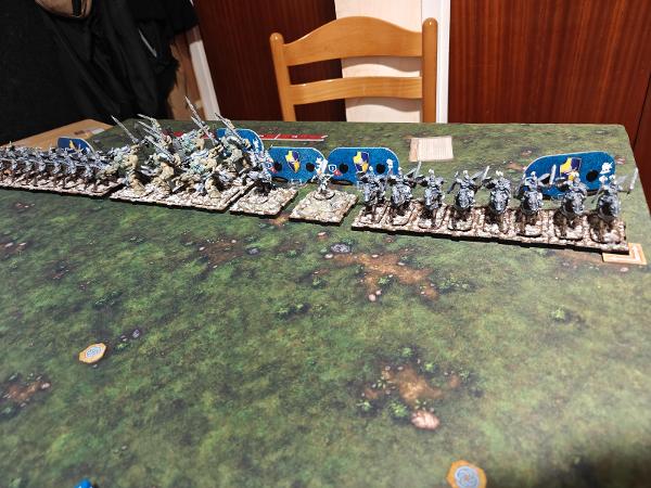 Runewars: Miniaturenspiel auf dem Tisch, Foto von Roger
