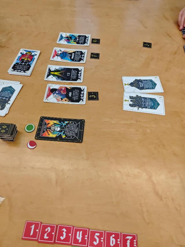 The Shipwreck Arcana on the table, photo by tienlevy