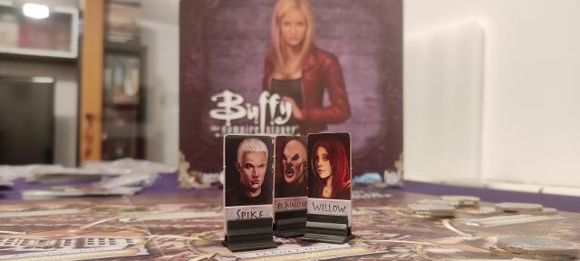 Buffy the Vampire Slayer: The Board Game on the table, photo by Pauliss