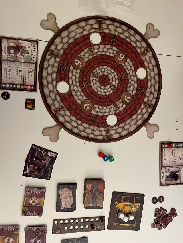 Dungeon Fighter: Second Edition on the table, photo by rox